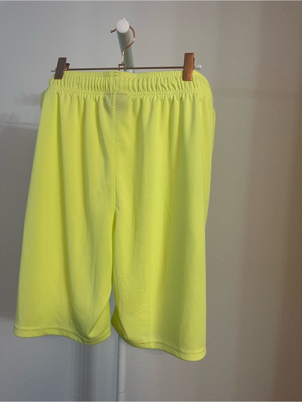 Athletic works Neon Yellow Mesh  Shorts